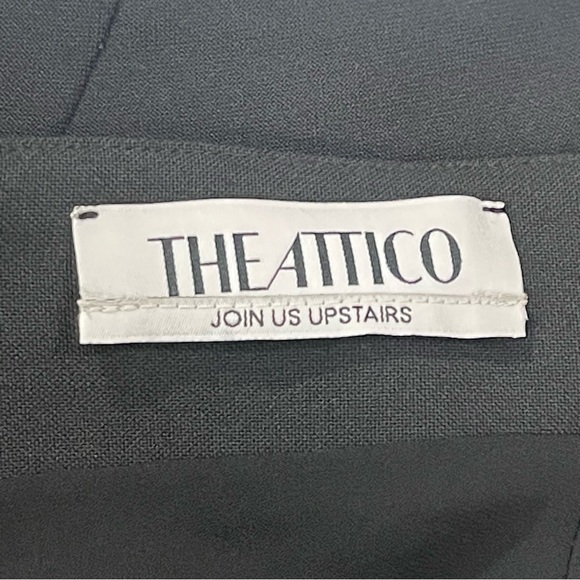 THE ATTICO CRYSTAL-EMBELLISHED SLEEVELESS MINI DRESS IN BLACK - SZ-2-4.US/40.IT - Picture 7 of 9